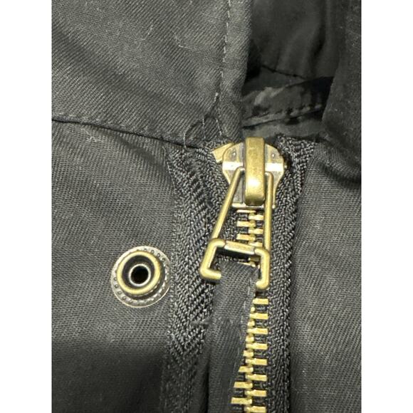 Brandit Large Black Lined Army Military Parka Jacket 217-3 Outdoor Gorpcore - Picture 10 of 16